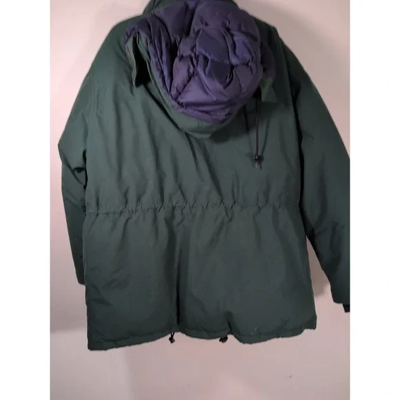 Vintage Eddie Bauer Ridgeline Goose Down Goretex Wool Jacket Mens L - Picture 9 of 13